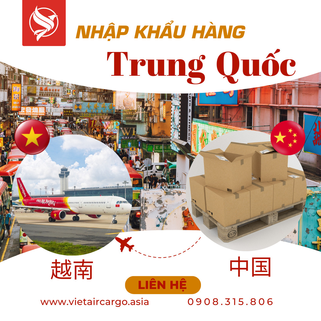 Quy trình mua hàng china VetAviation Cargo