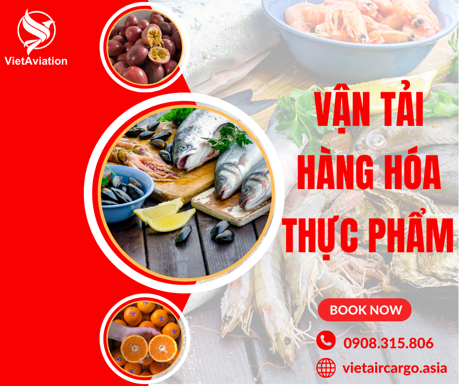 vận tải thực phẩm bằng máy bay