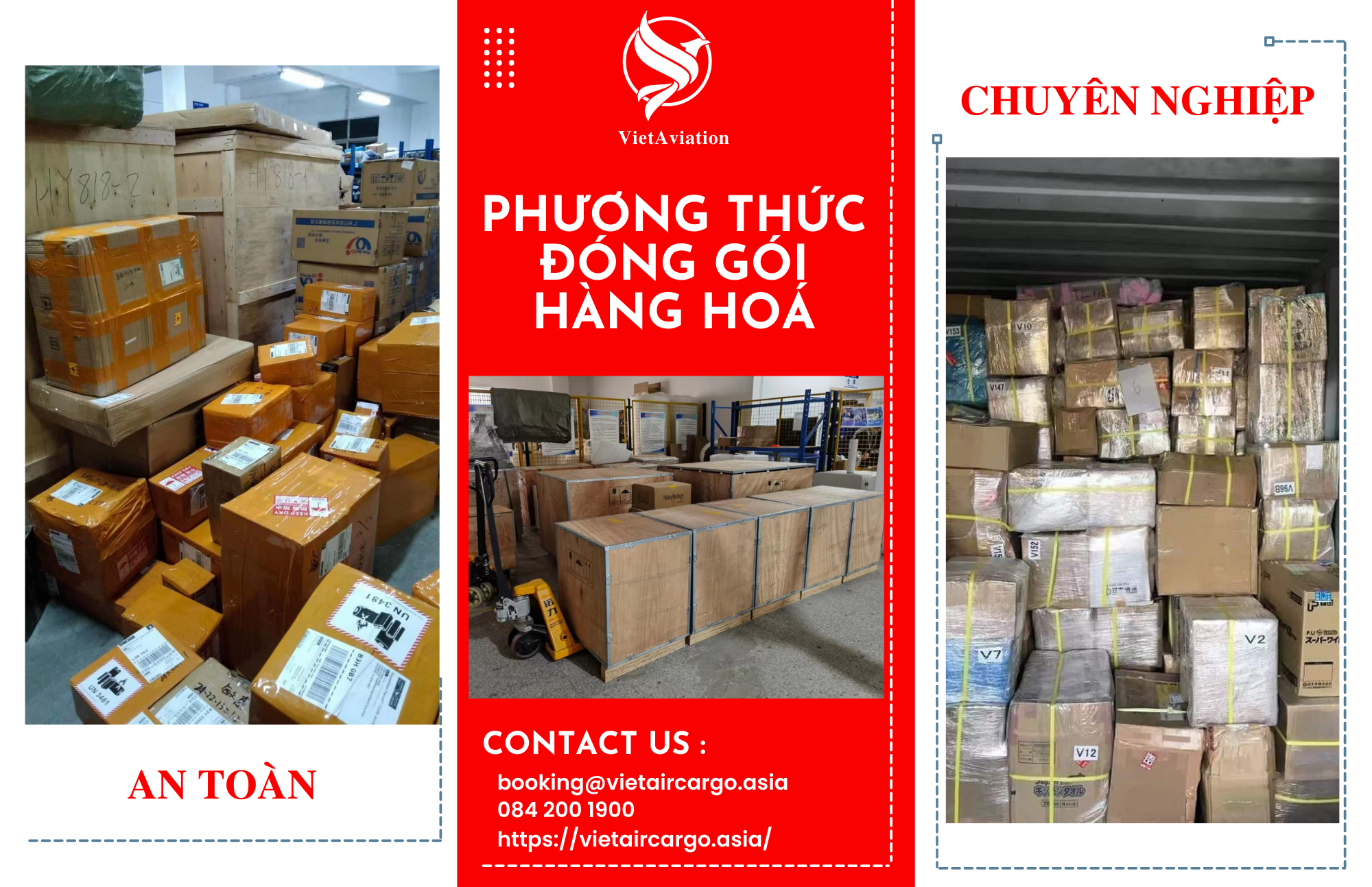 phương thức đóng gói hàng hoá - quy định nhận gửi hàng hoá 