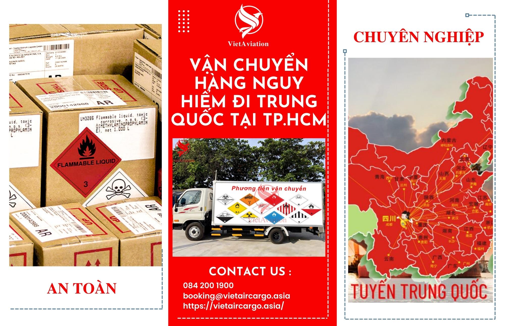 VẬN CHUYỂN HÀNG HÓA NGUY HIỂM ĐI TRUNG QUỐC
