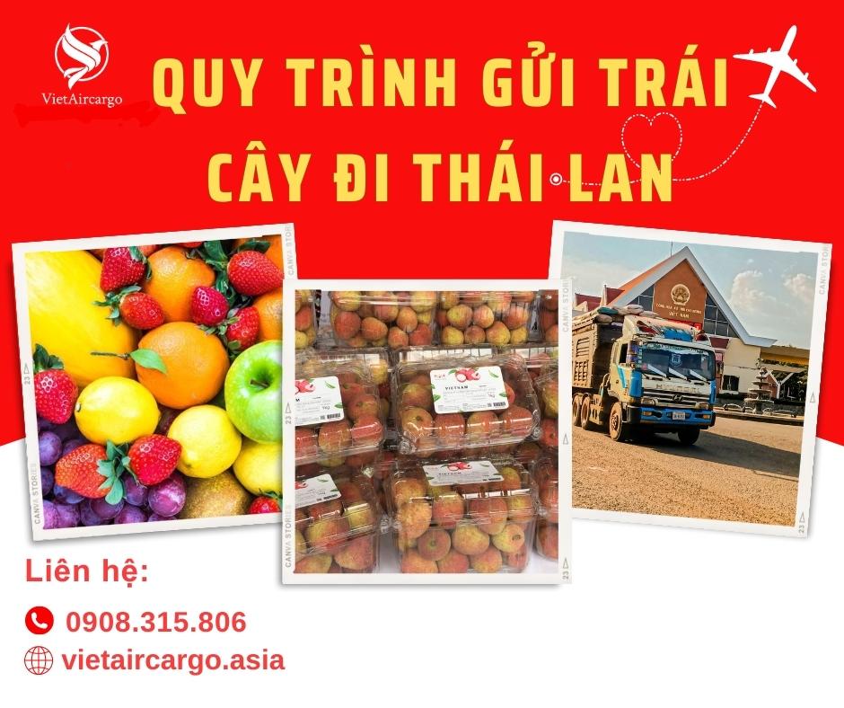 QUY TRÌNH GỬI TRÁI CÂY ĐI THÁI LAN