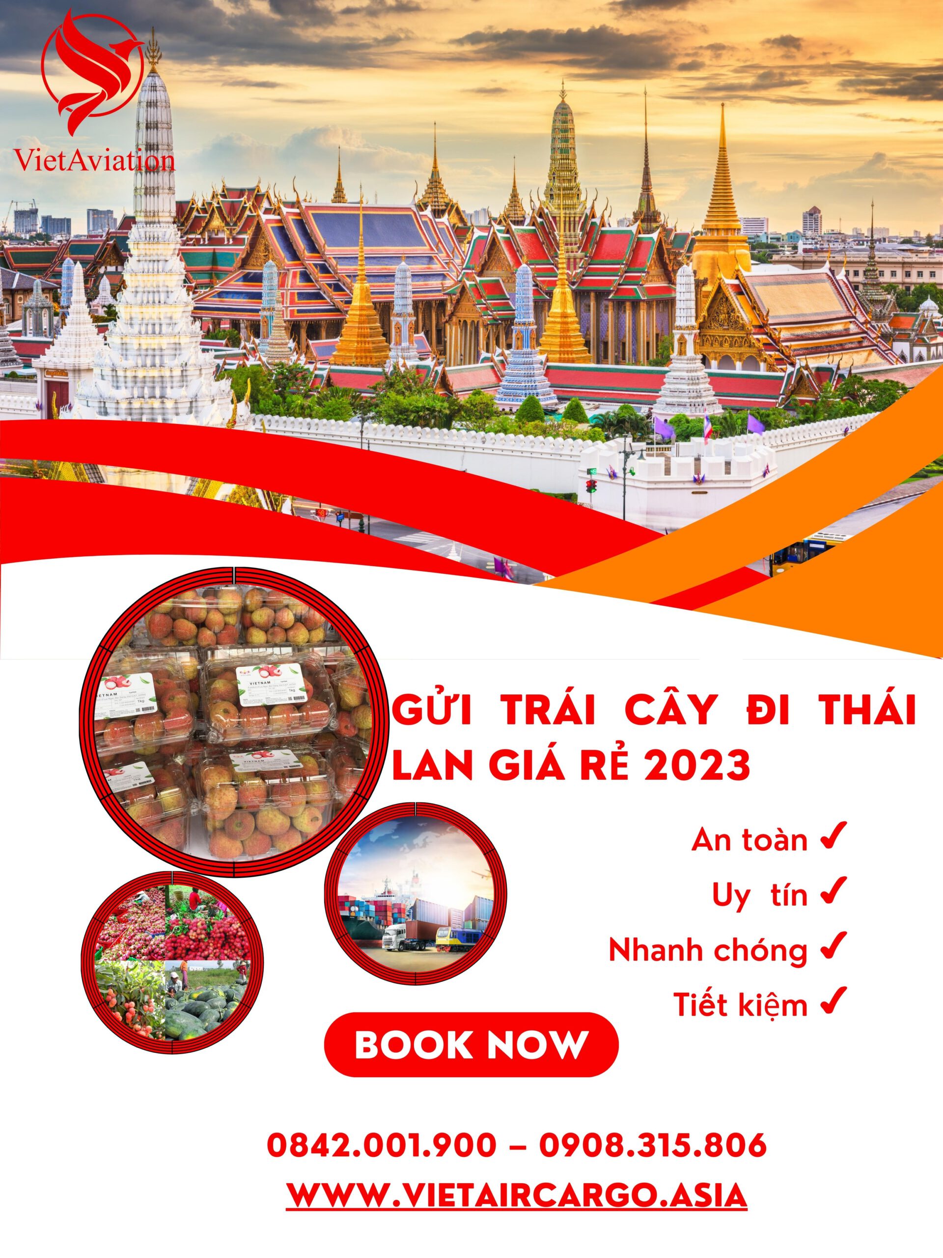 GỬI TRÁI CÂY ĐI THÁI LAN GIÁ RẺ 2023
