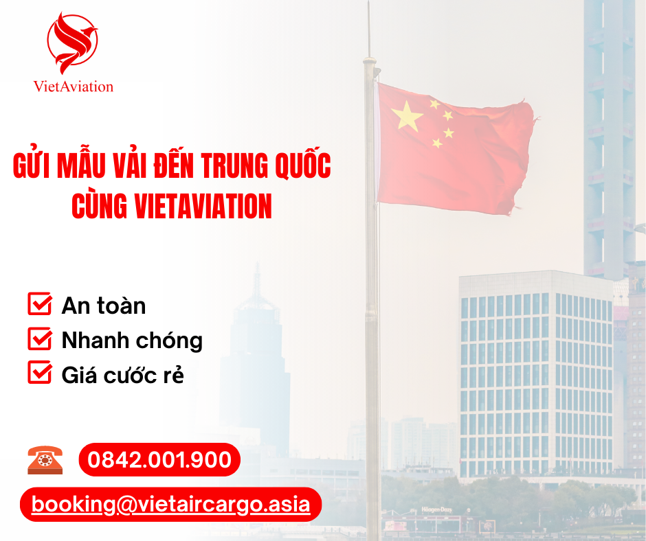 gửi mẫu vải đến Trung Quốc