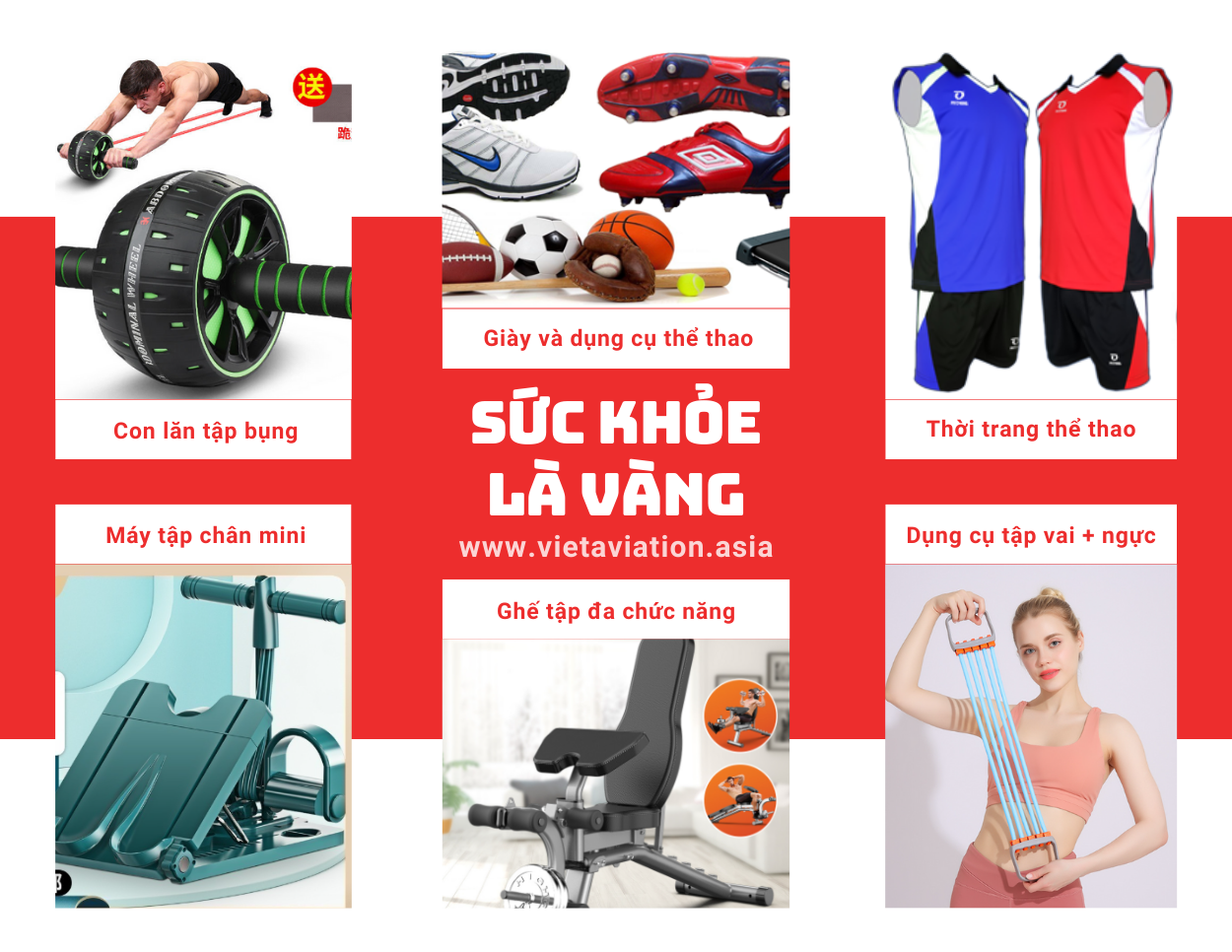 VAC đem động lực cải thiện sức khỏe đến với từng cá nhân bằng dịch vụ nhập dụng cụ thể thao Trung Quốc
