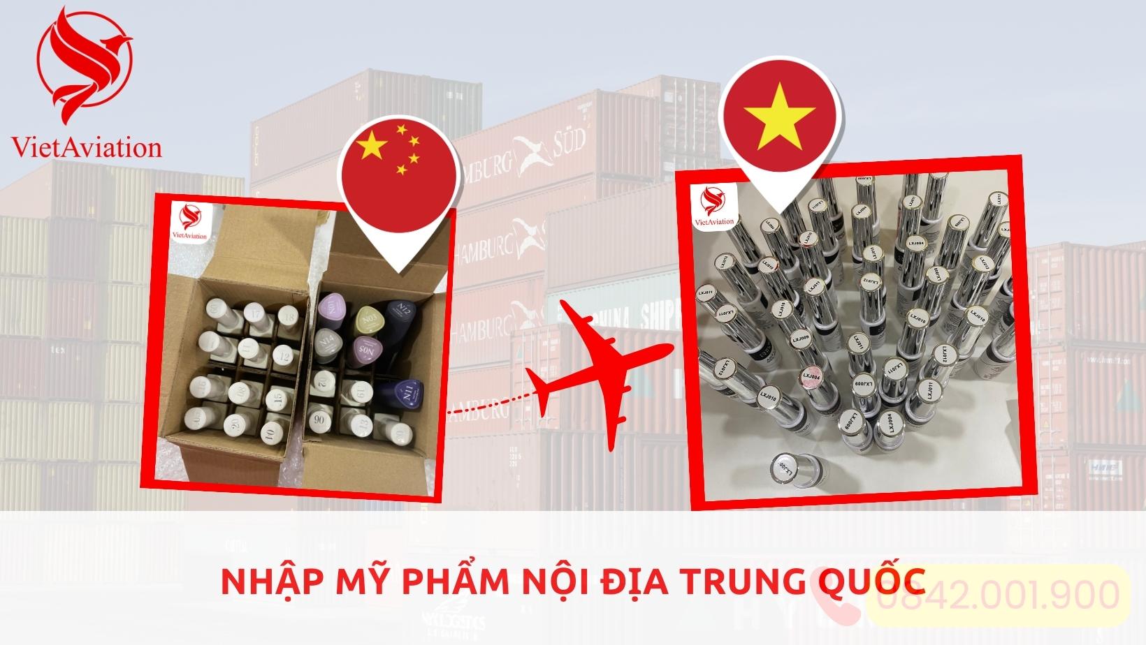 NHẬP MỸ PHẨM NỘI ĐỊA TRUNG QUỐC