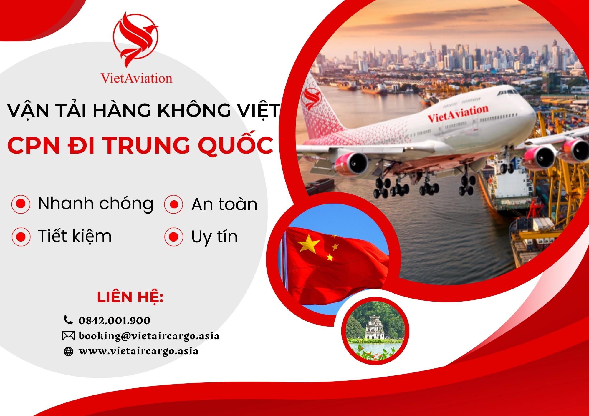 VẬN TẢI HÀNG KHÔNG VIỆT GỬI HÀNG CHUYỂN PHÁT NHANH ĐI TRUNG QUỐC NĂM 2023