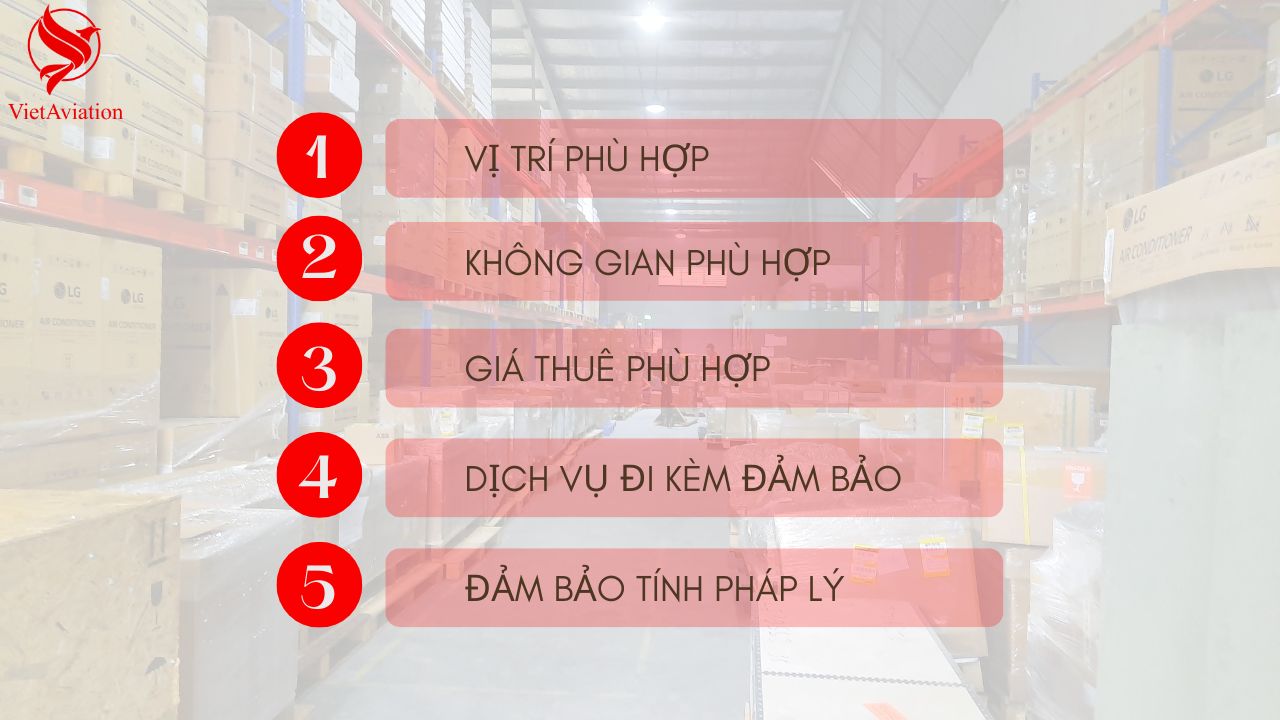CÁC TIÊU CHÍ KHI LỰA CHỌN THUÊ KHO TẠI TPHCM
