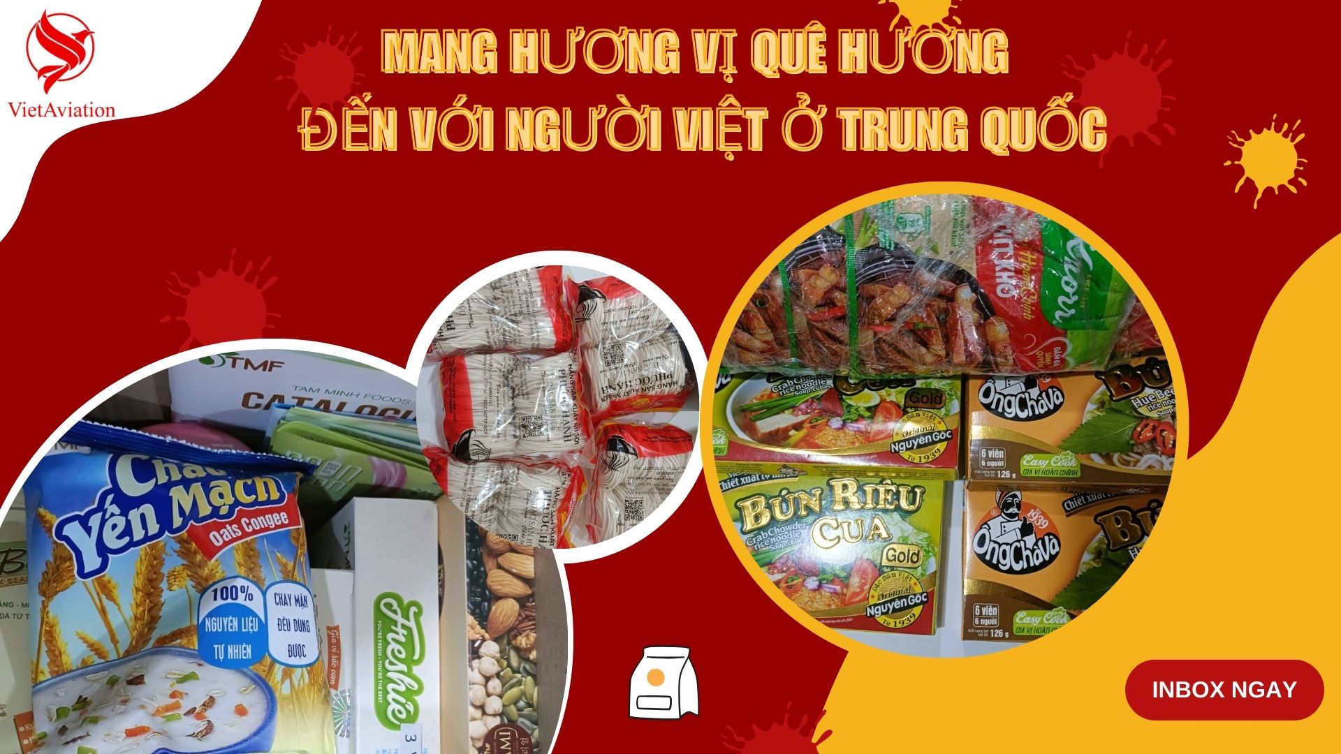 GỬI THỰC PHẨM SANG TRUNG QUỐC