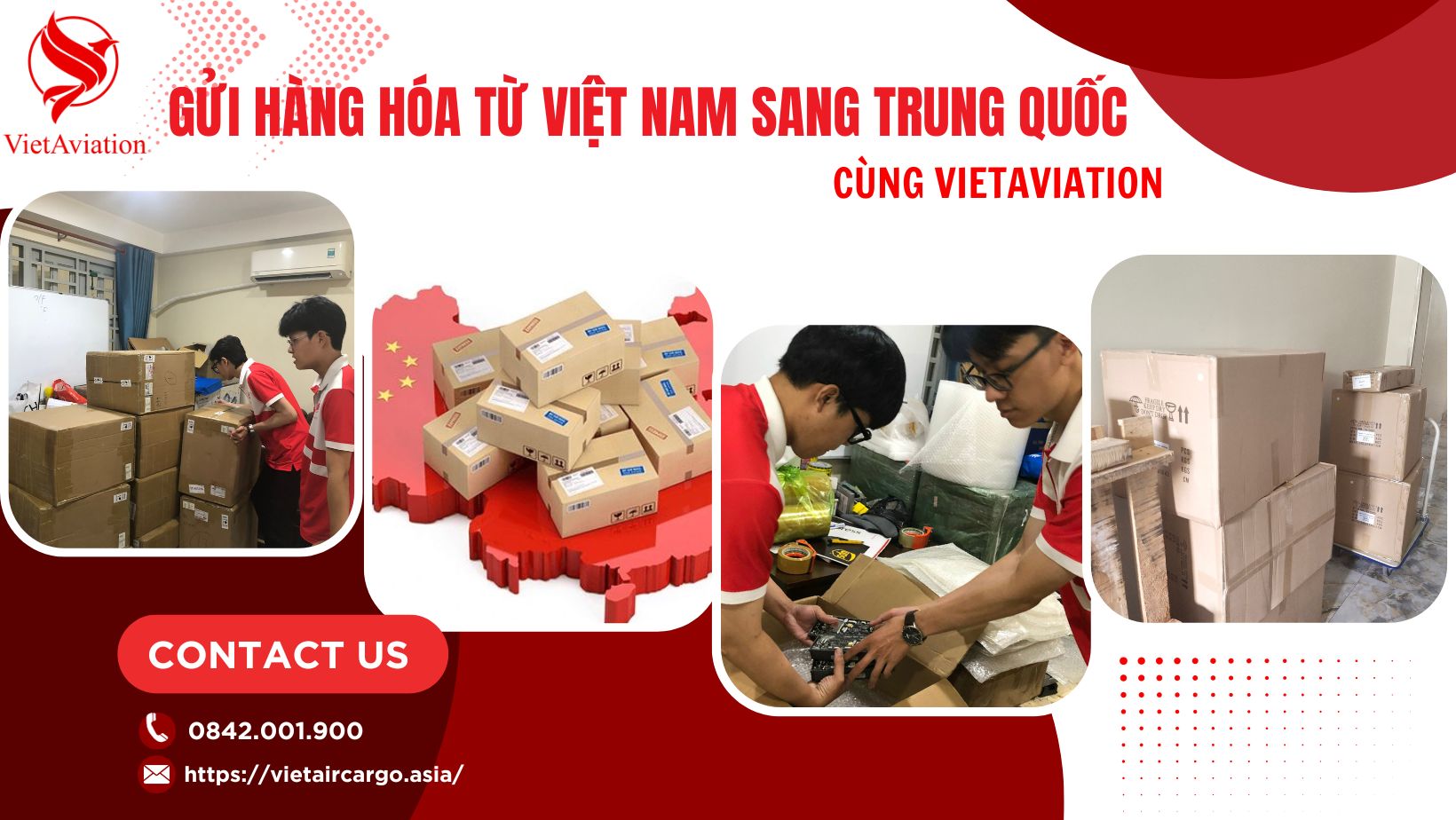 GỬI HÀNG HÓA TỪ VIỆT NAM SANG TRUNG QUỐC TẠI VIETAVIATION
