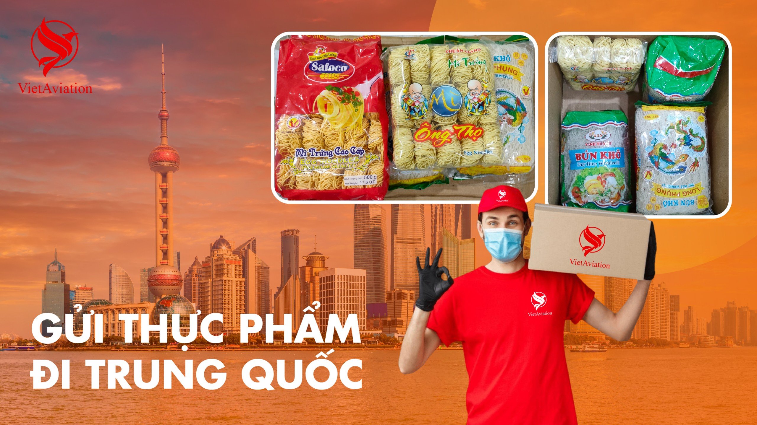 GỬI BÁNH KẸO NGÀY TẾT ĐI TRUNG QUỐC CHO NGƯỜI THÂN, BẠN BÈ, ĐỐI TÁC