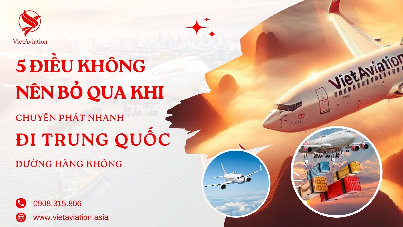 5 điều không nên bỏ qua khi chuyển phát nhanh đi Trung Quốc đường hàng không