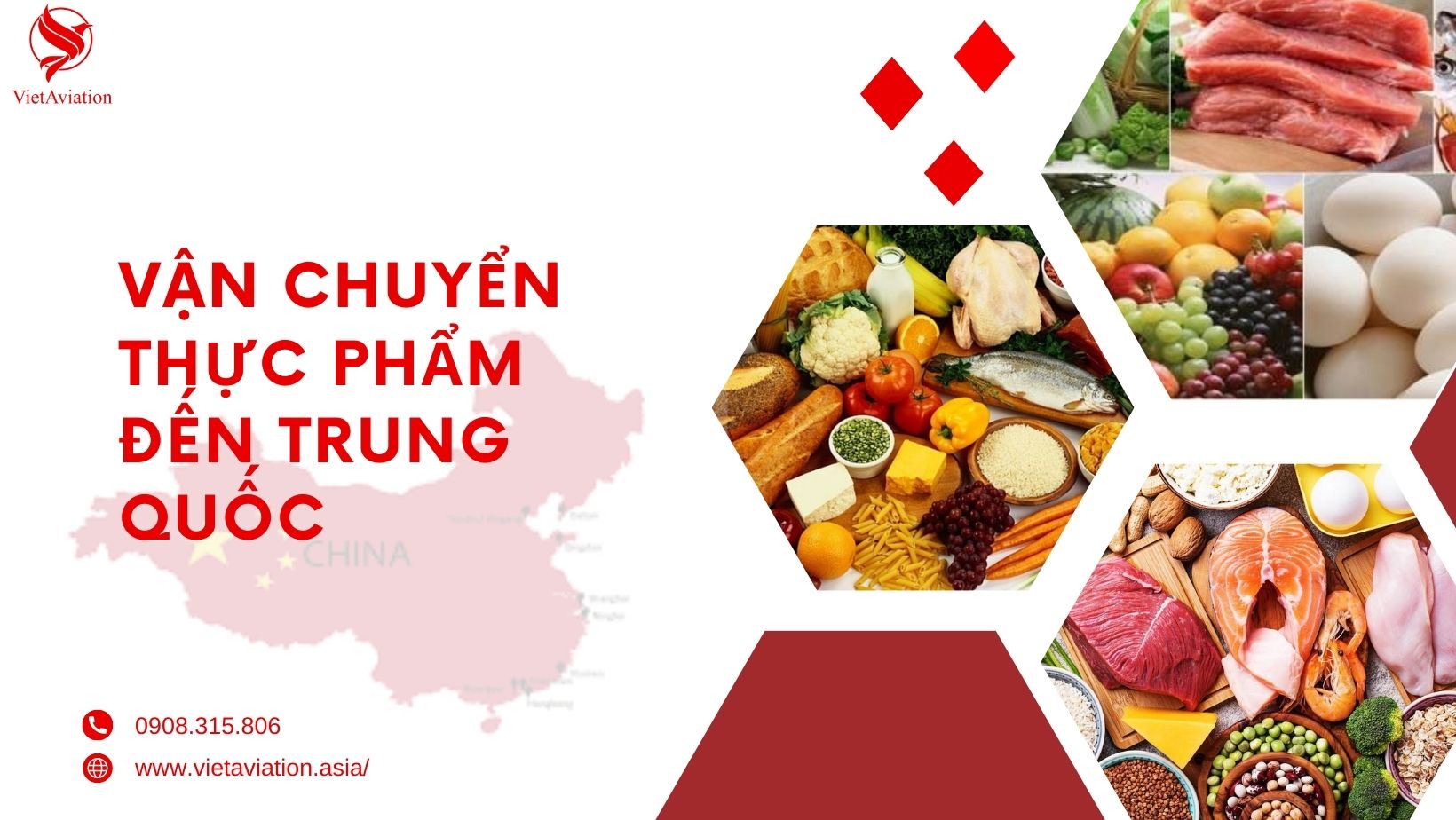 Vận Chuyển Thực Phẩm Đến Trung Quốc