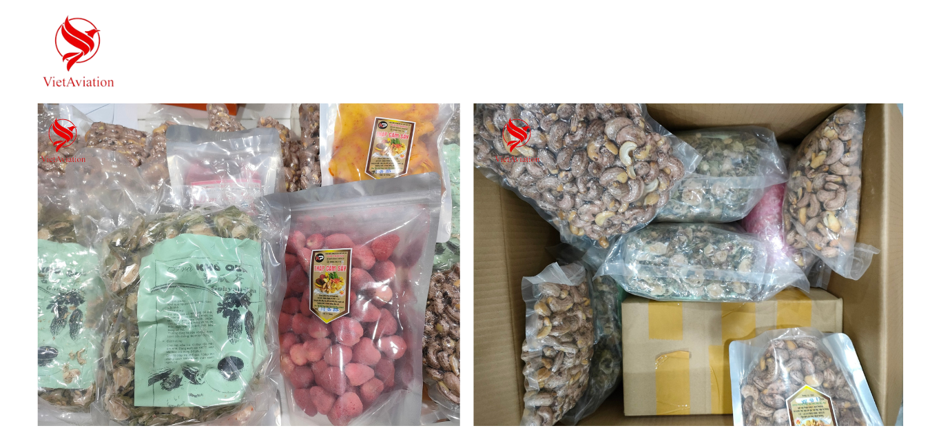 Gửi thực phẩm khô đi Trung Quốc siêu tốc