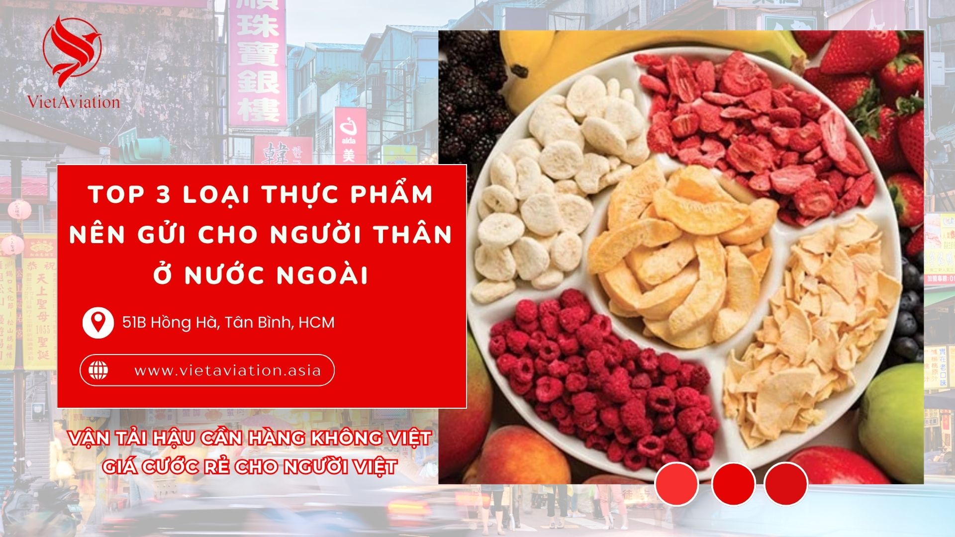 thực phẩm có thể gửi cho người thân ở nước ngoài