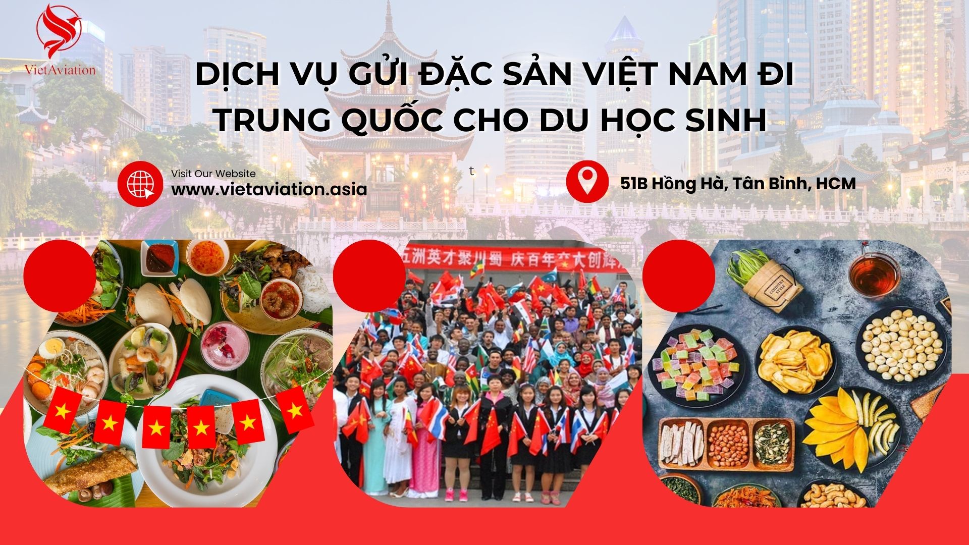 Gửi đặc sản Việt Nam đi Trung Quốc