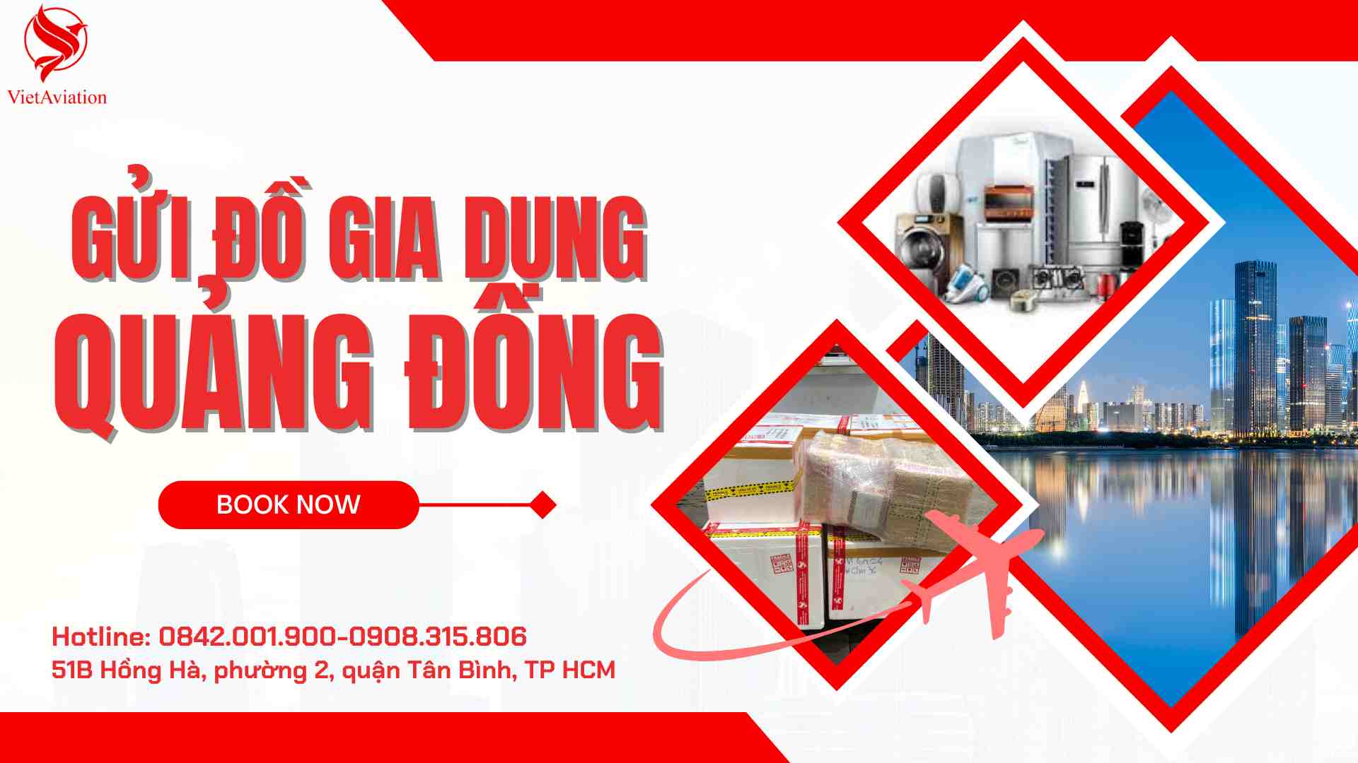 Gửi đồ gia dụng tới Quảng Đông