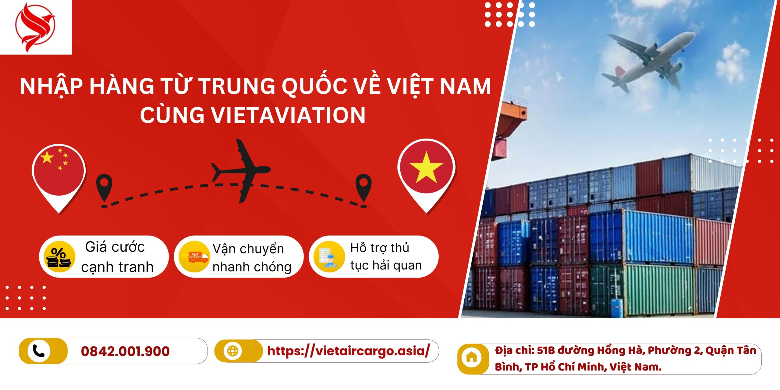 Nhập Hàng Từ Trung Quốc Về Việt Nam Cùng VietAviation