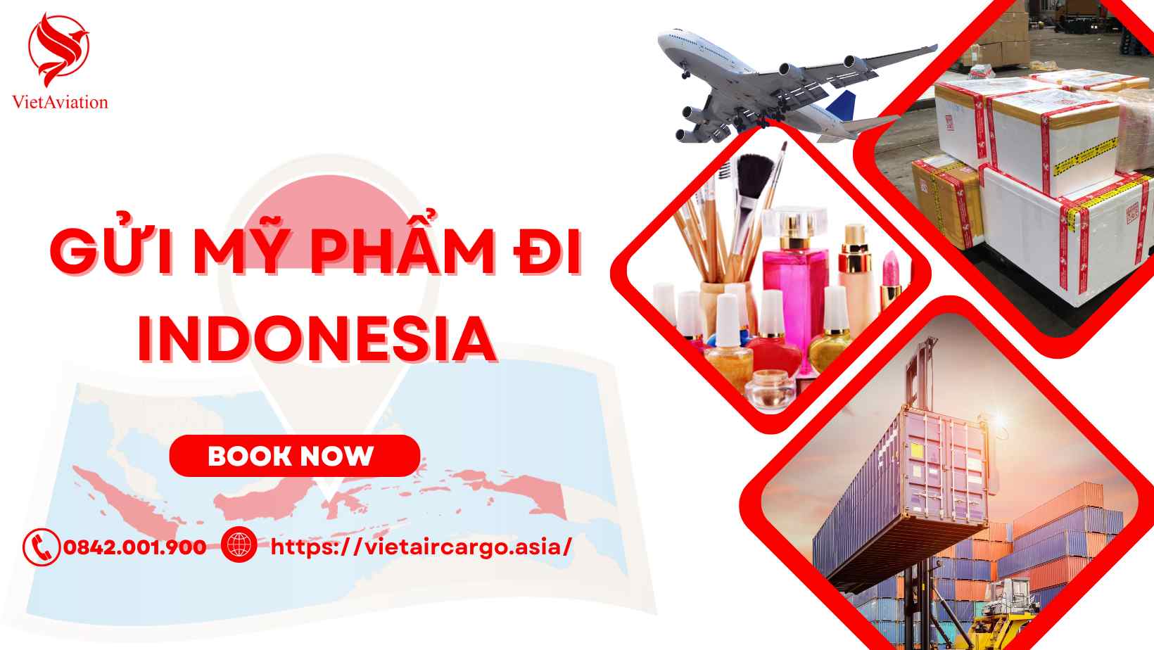 gửi mỹ phẩm đi Indonesia