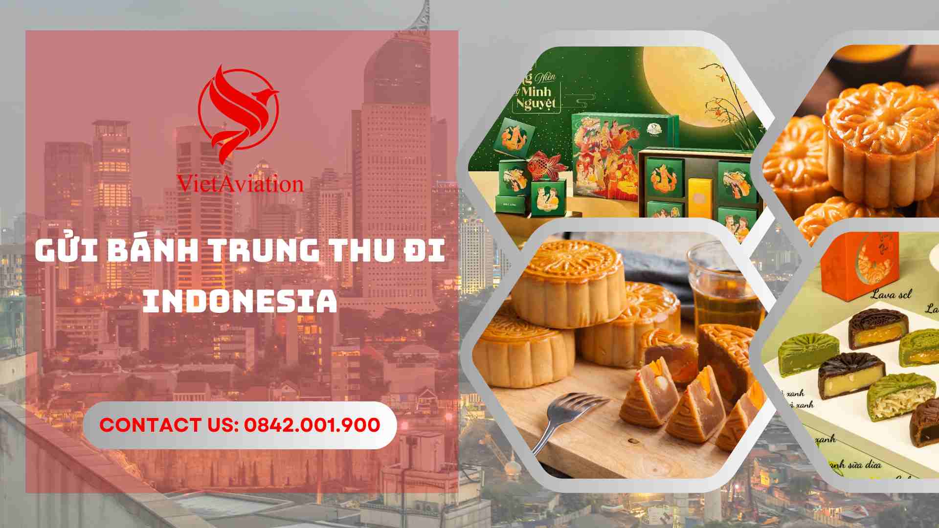 Gửi bánh Trung Thu đi Indonesia