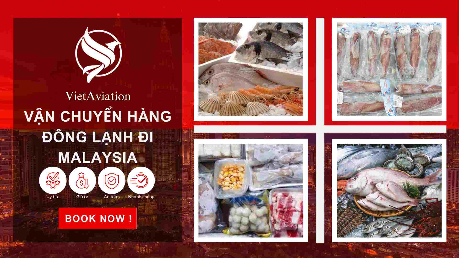 vận chuyển hàng đông lạnh đi Malaysia