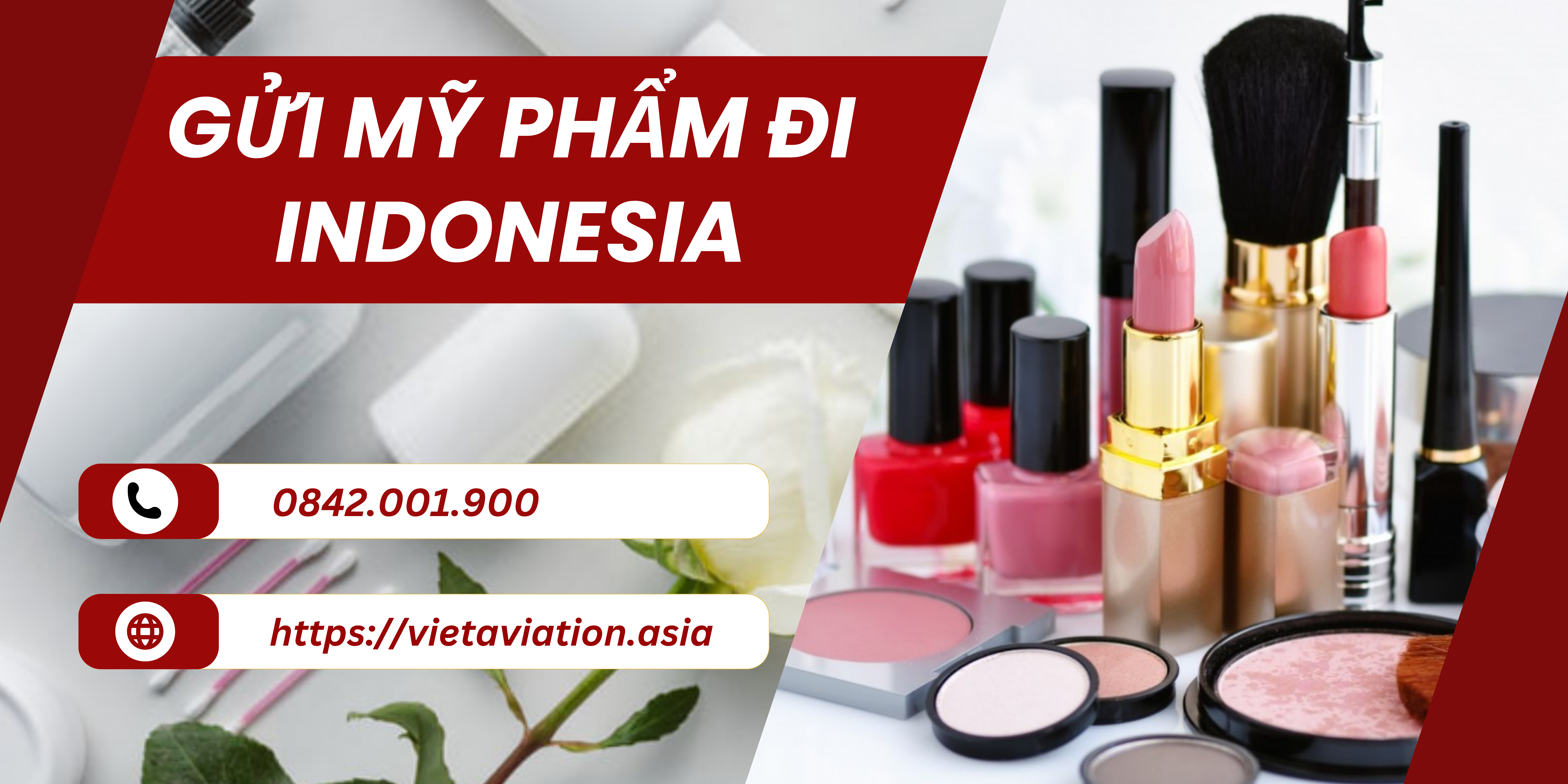 Gửi mỹ phẩm đi Indonesia