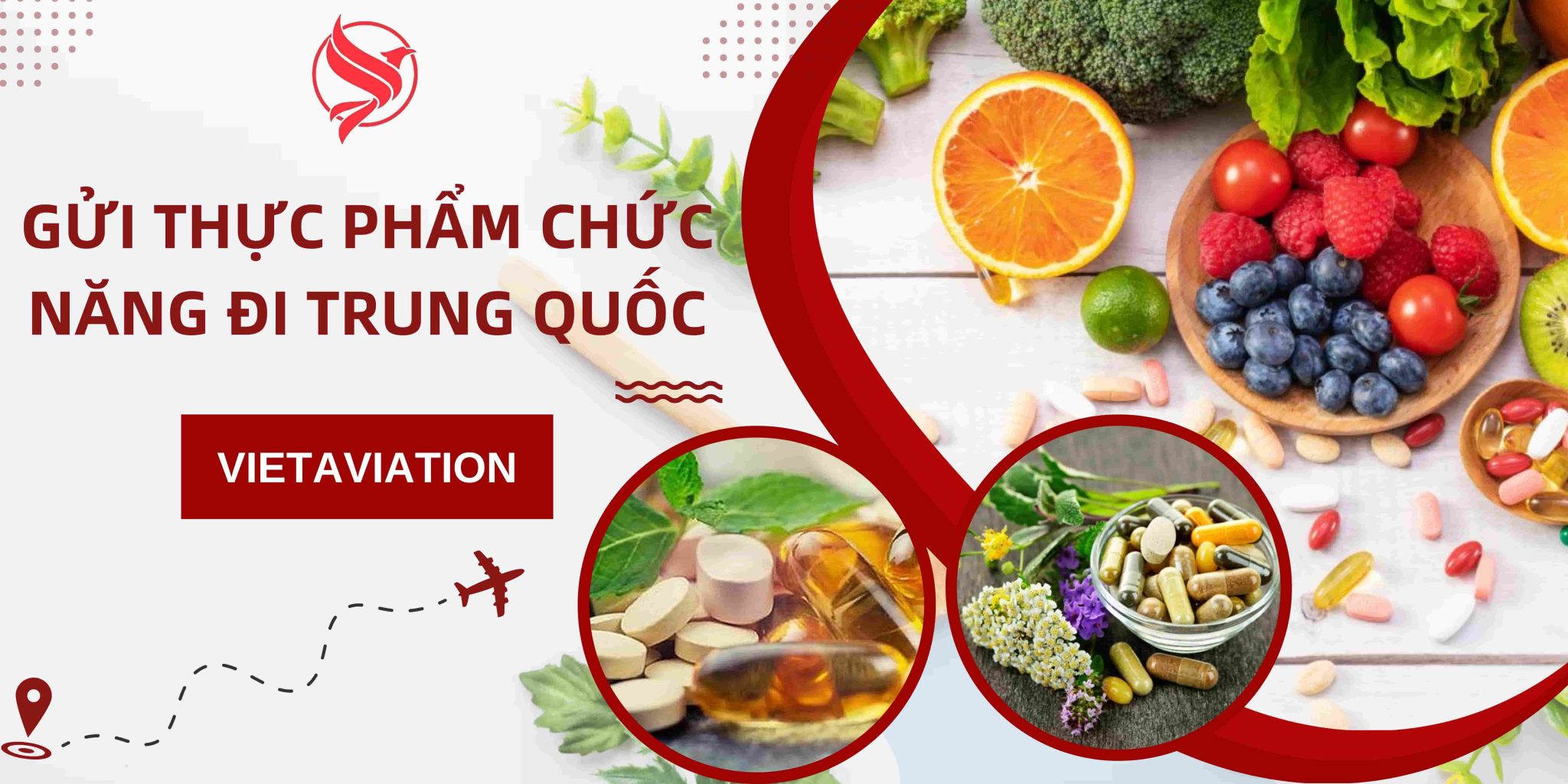 Gửi thực phẩm chức năng đi Trung Quốc