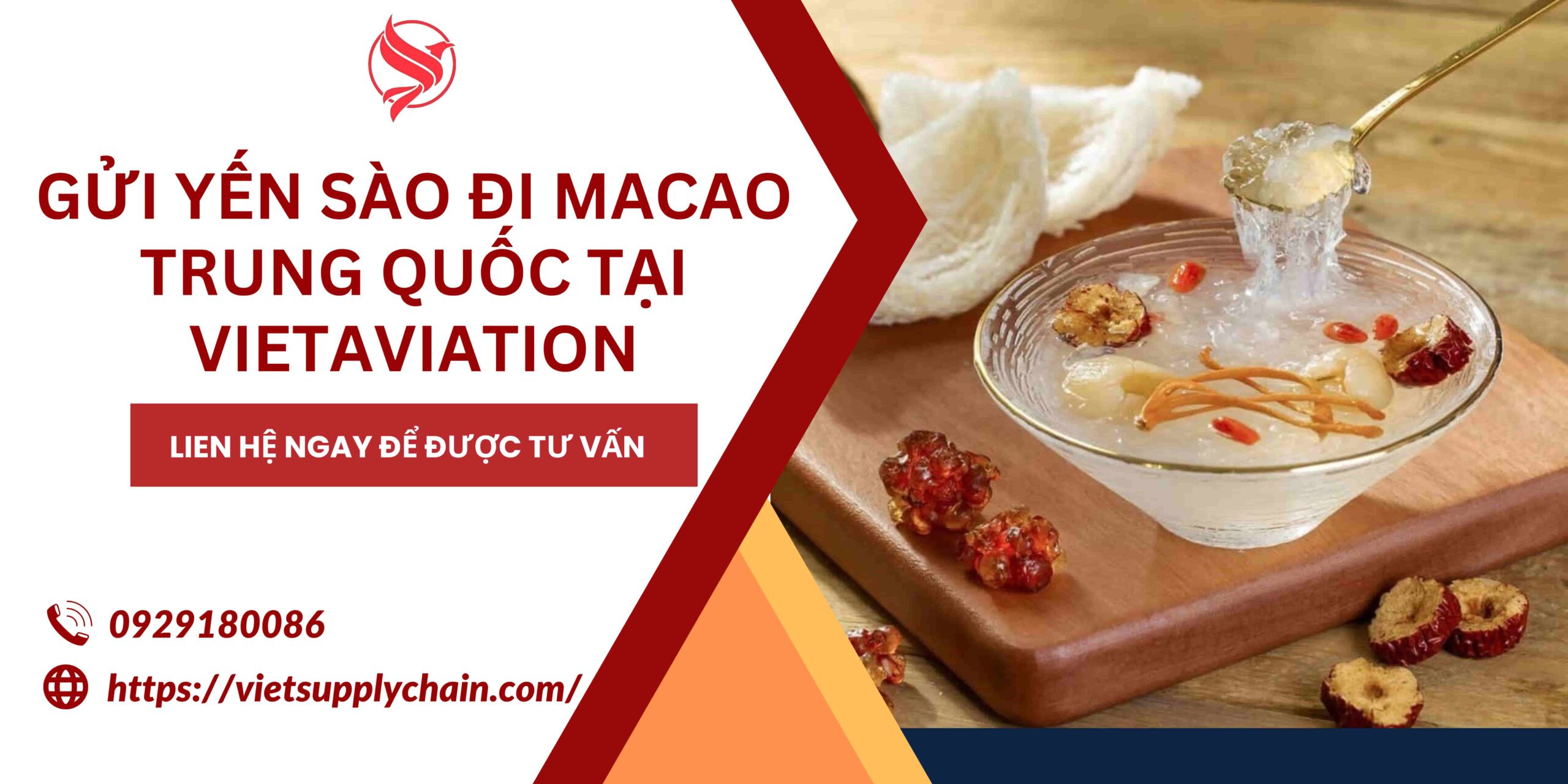 Gửi yến sào đi Macao - Trung Quốc tại Vietaviation