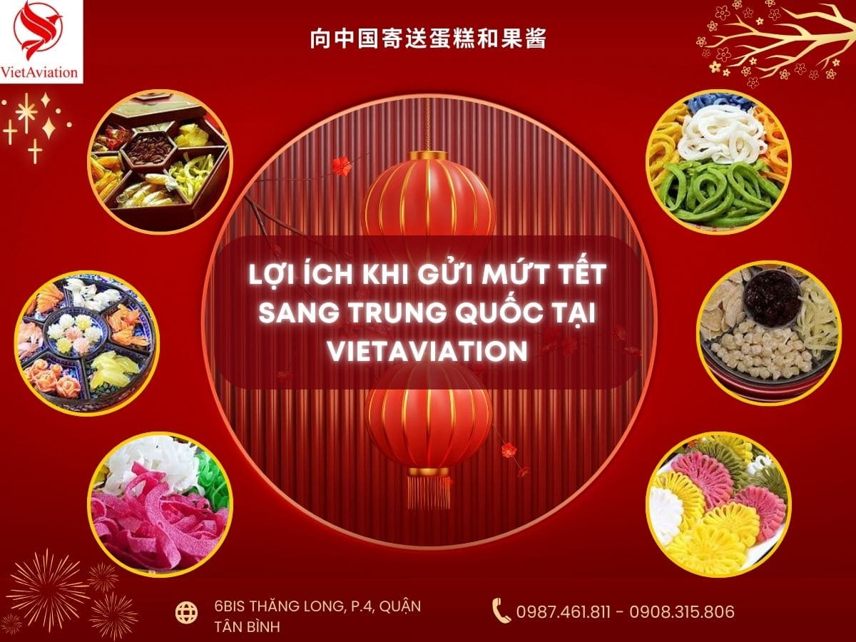 Lợi ích khi gửi bánh mứt tại VietAviation