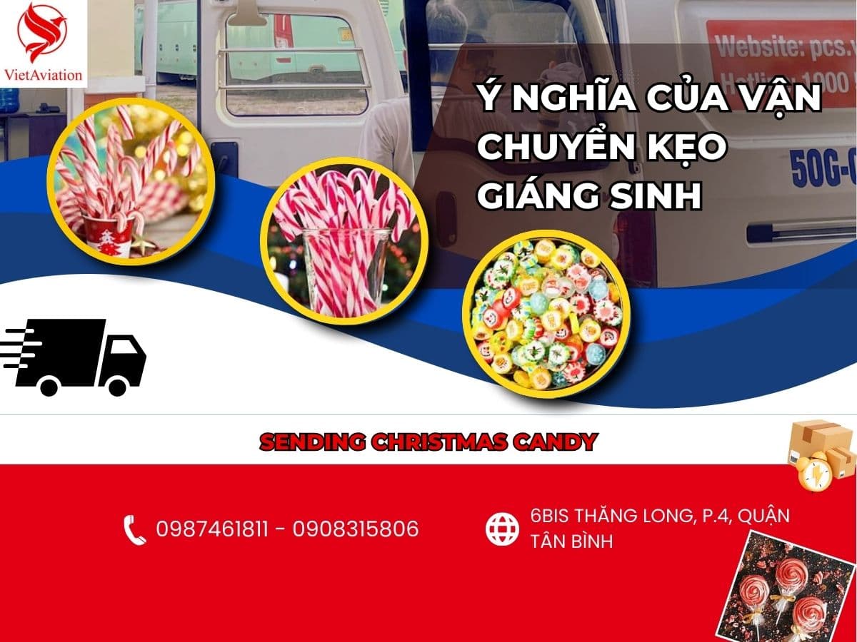 Ý nghĩa của việc gửi hàng kẹo Giáng SInh