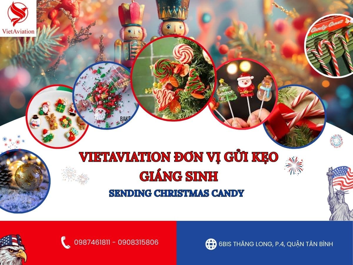 VietAviation đơn vị gửi kẹo Giáng SInh uy tín