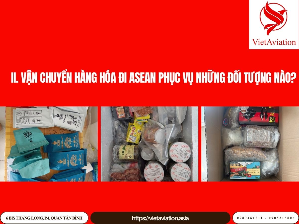 Vận chuyển hàng hóa đi ASEAN phục vụ những đối tượng nào?
