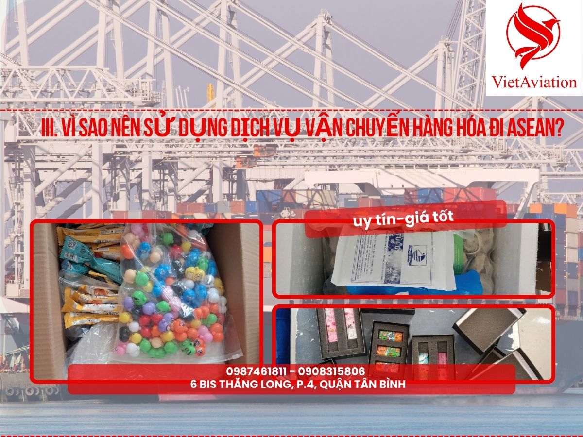 Vì sao nên sử dụng dịch vụ vận chuyển hàng hóa đi ASEAN?