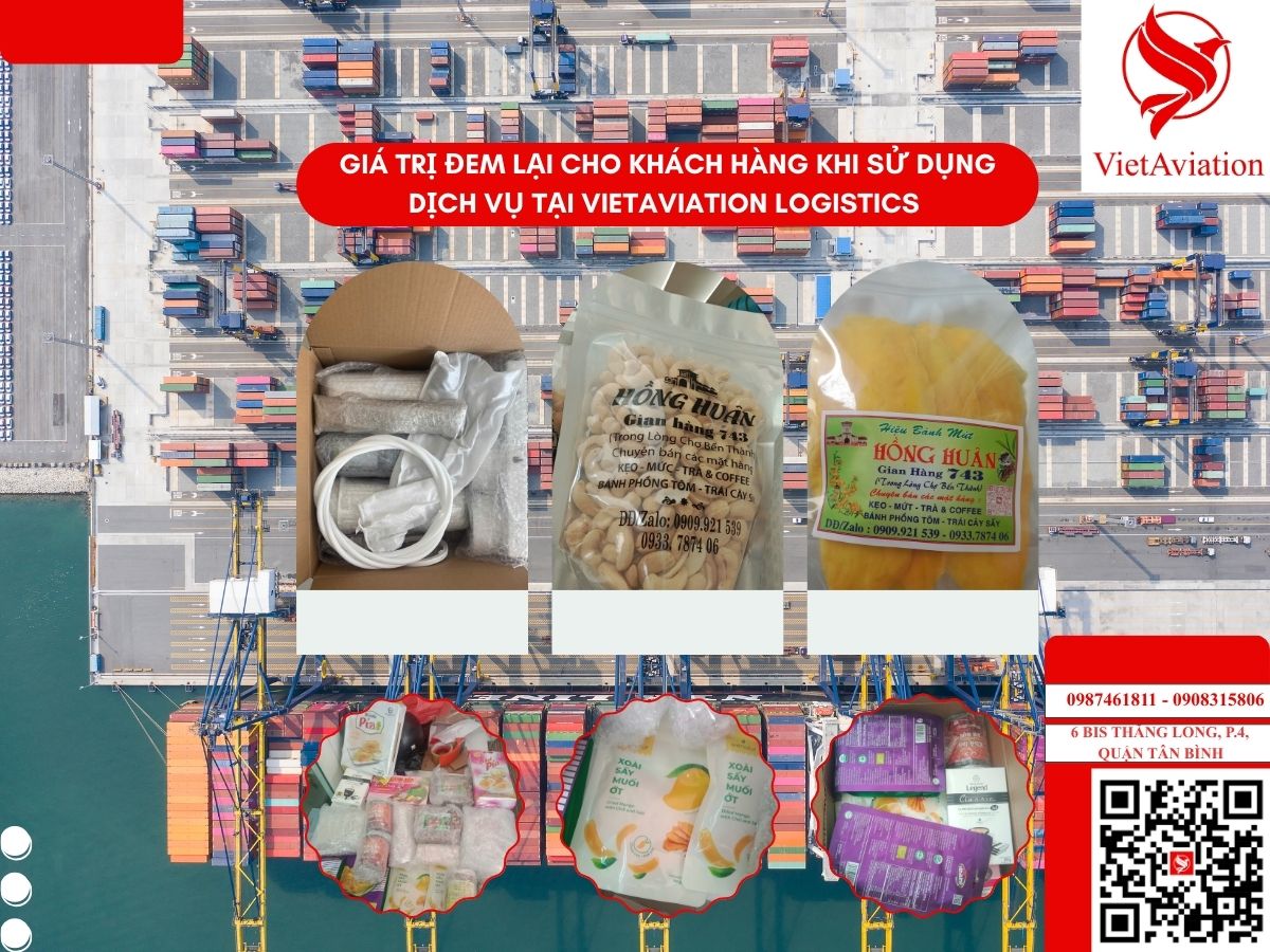 Giá trị đem lại cho khách hàng khi sử dụng dịch vụ tại VietAviation Logistics