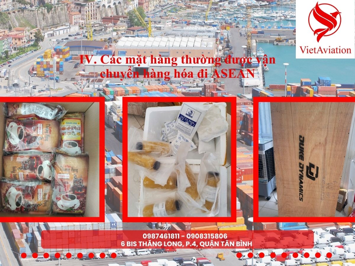 Các mặt hàng thường được vận chuyển hàng hóa đi ASEAN