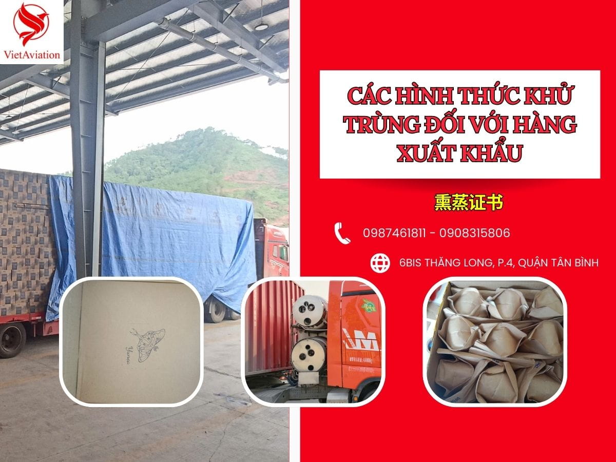 Các hình thức khử trùng cho hàng hóa mới nhất hiện nay