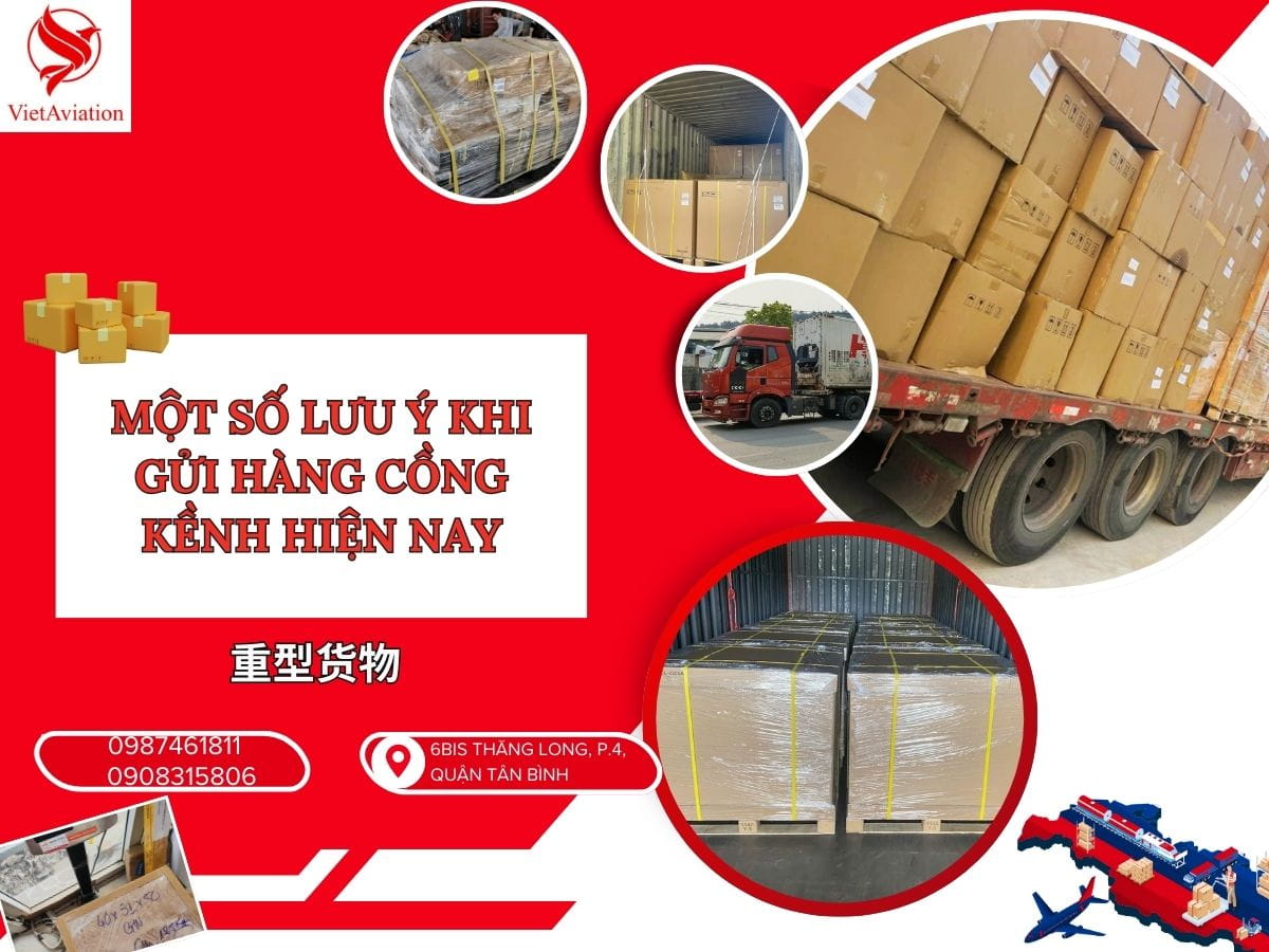 Một số lưu ý khi gửi hàng nặng hiện nay