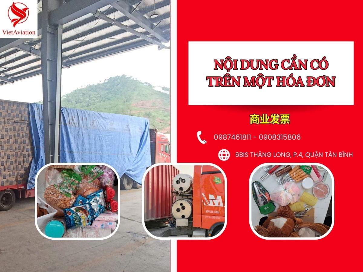 Nội dung cần có trên một hóa đơn