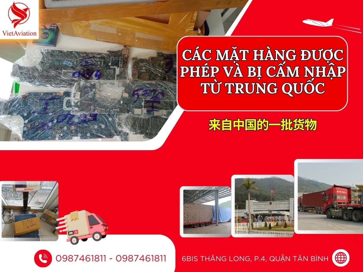 Các mặt hàng được phép nhập từ Trung Quốc về Việt Nam