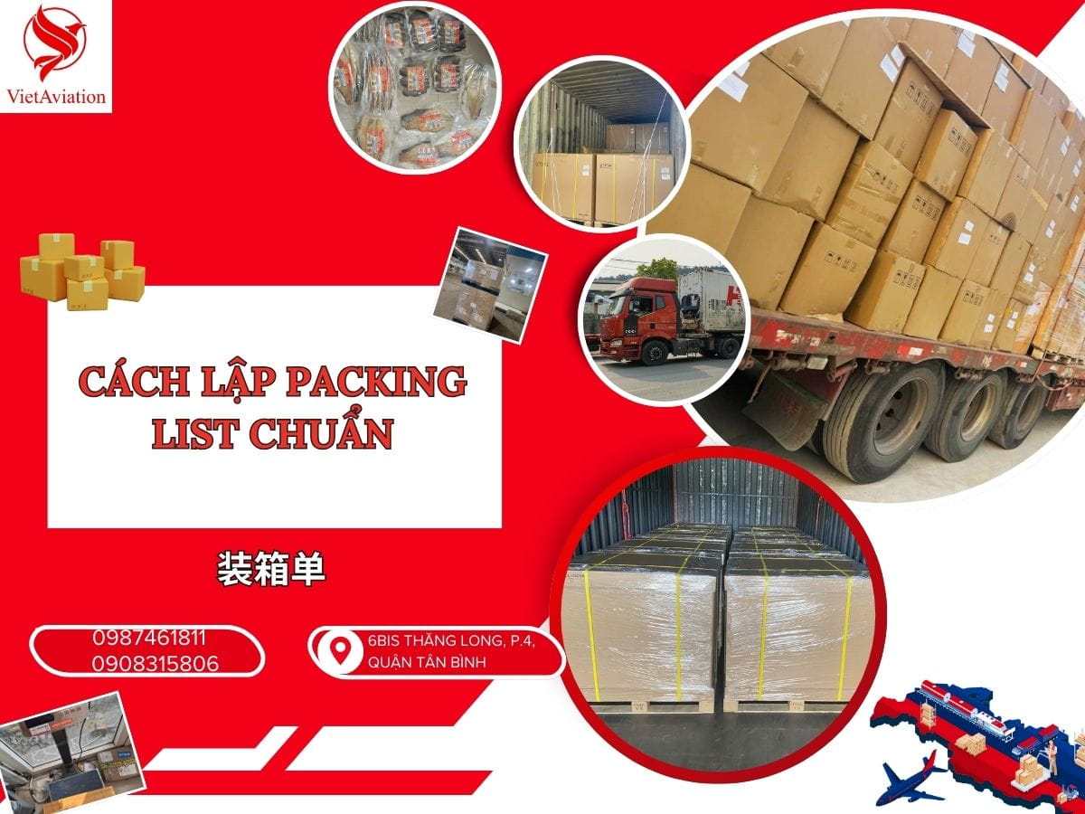 Cách lập phiếu đóng gói chuẩn