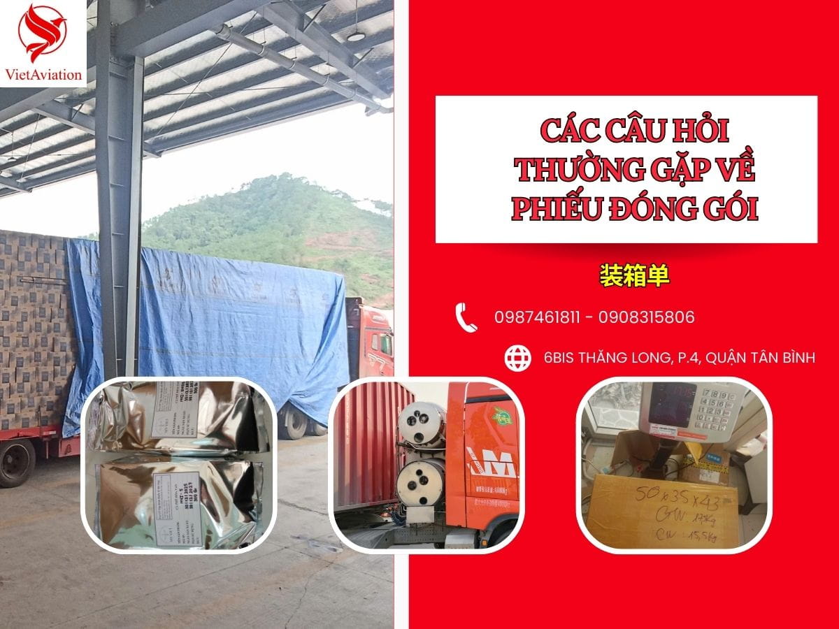 Các câu hỏi thường gặp về phiếu đóng gói