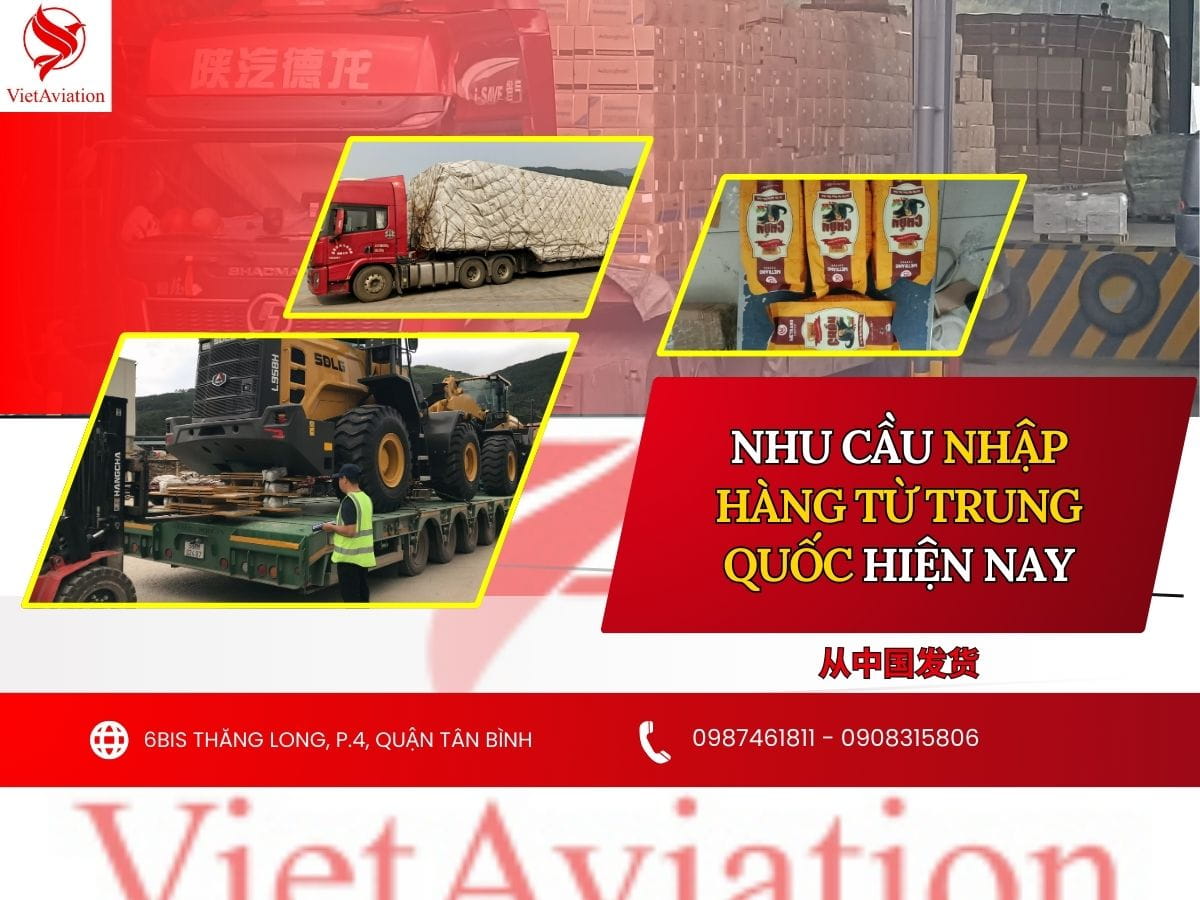 Nhu cầu vận chuyển hàng đi Trung Quốc hiên nay