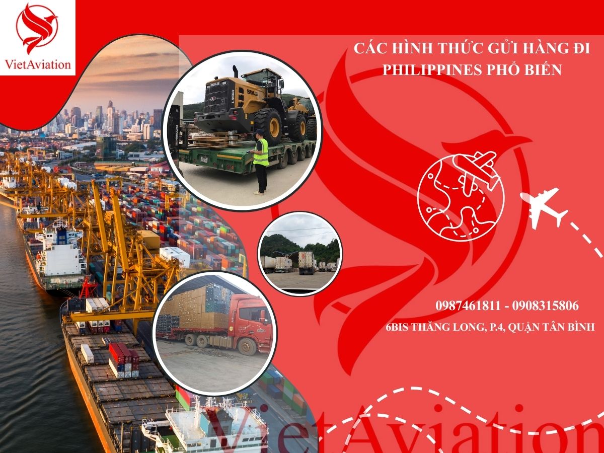 Các hình thức gửi hàng đi Philippines phổ biến