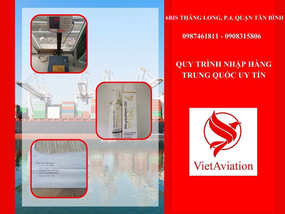  Quy trình nhập hàng Trung Quốc uy tín