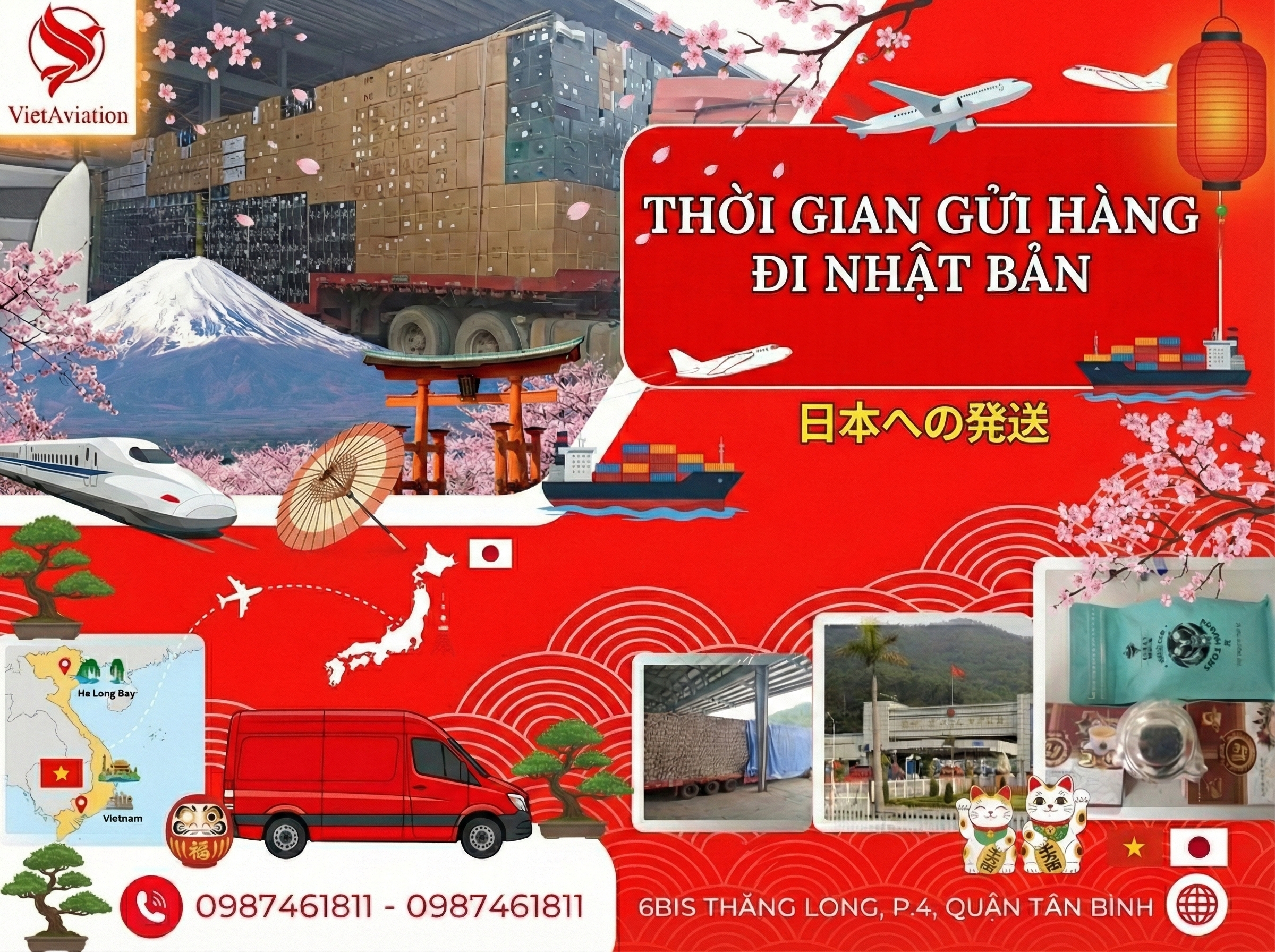 Thời gian vận chuyển hàng đi Nhật Bản mất bao lâu