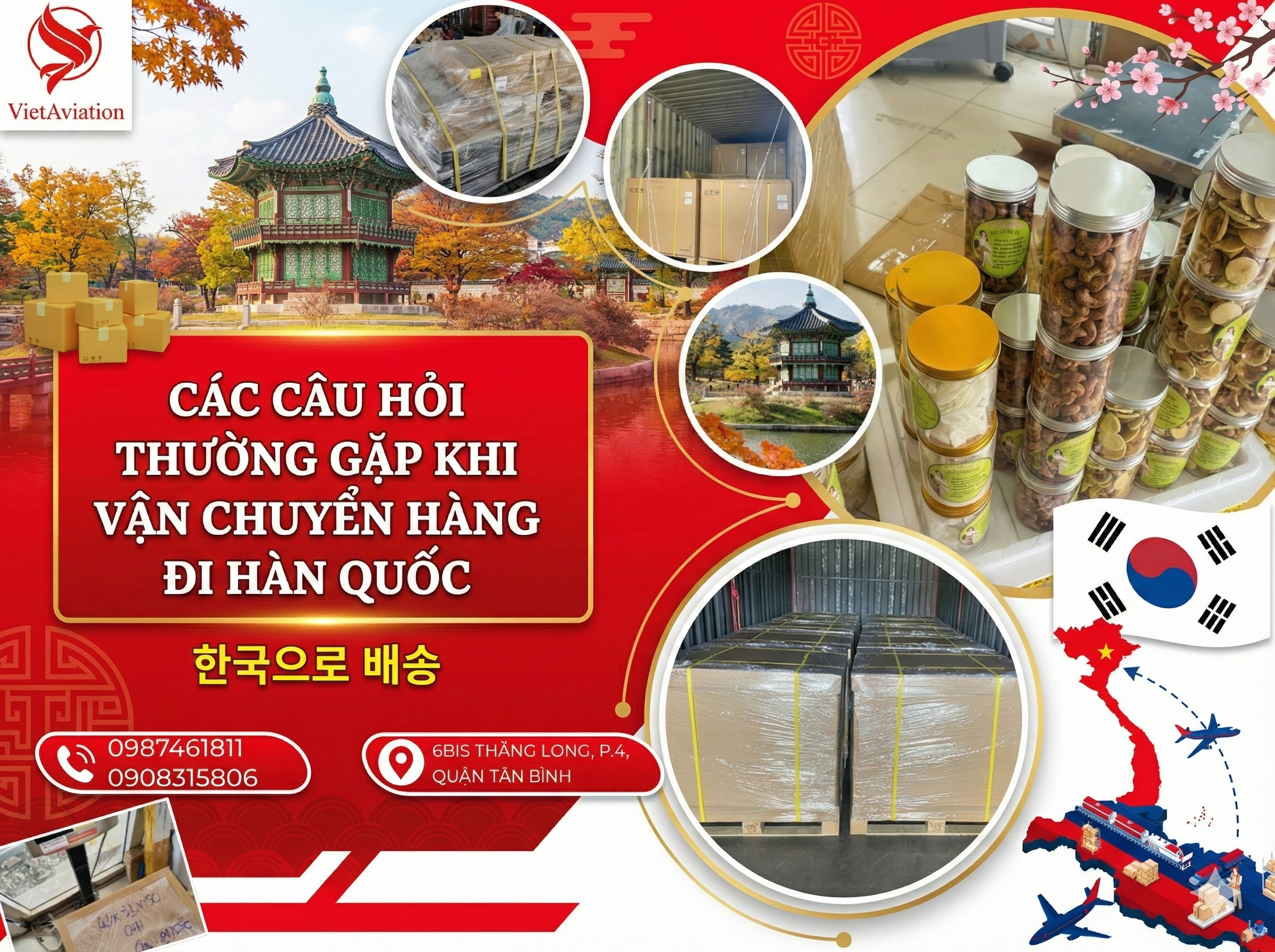 Giải đáp thắc mắc của khách hàng về gửi hàng đi Hàn Quốc