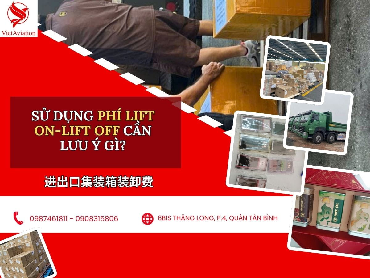 Sử dụng phí nâng hạ container cần lưu ý điều gì?