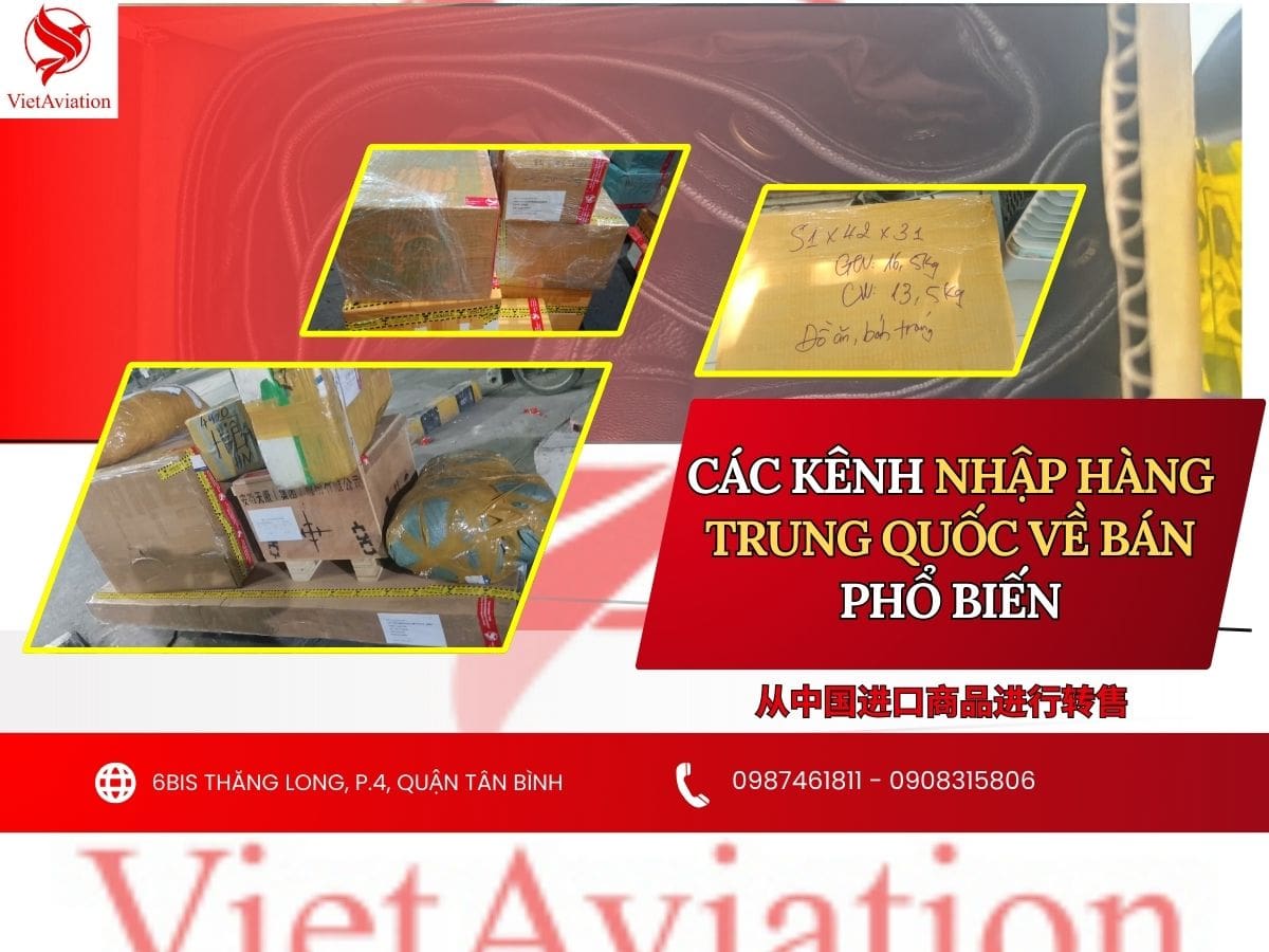 Các kênh nhập hàng thương mại điện tử từ Trung Quốc phổ biến
