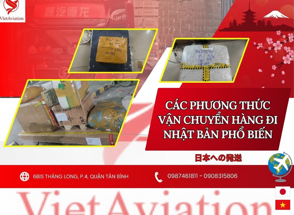 Các phương thức vận chuyển hàng đi Nhật Bản phổ biến hiện nay