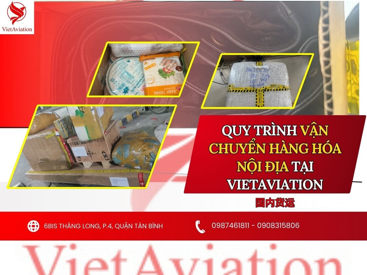 Quy trình vận chuyển hàng nội địa tại VietAviation mới nhất