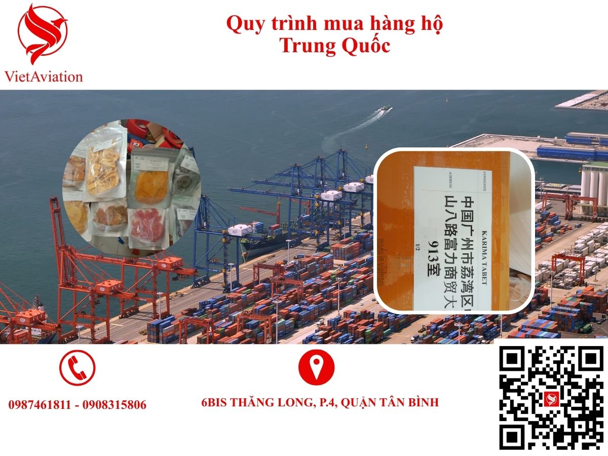 Quy trình mua hàng hộ Trung Quốc